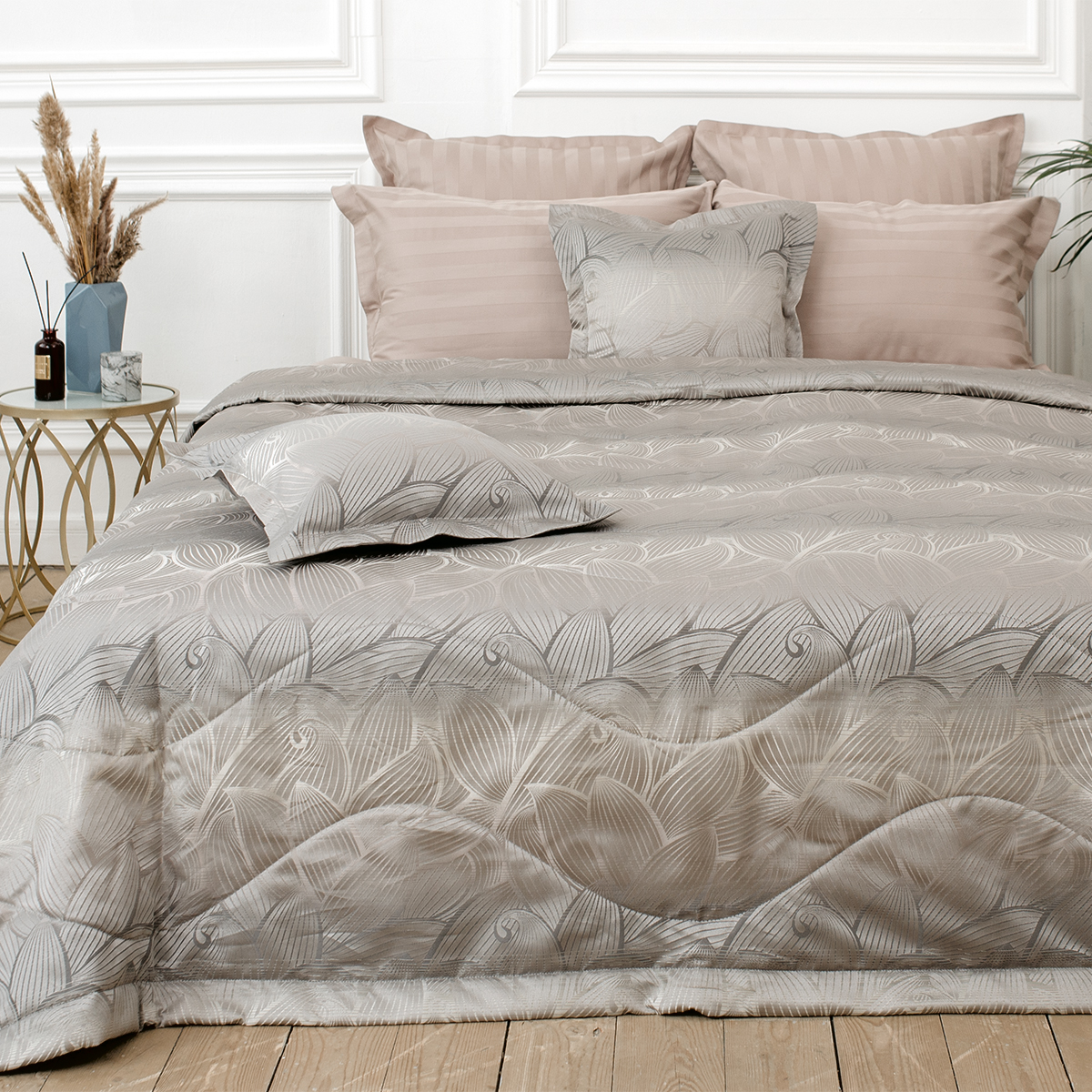 Покрывало | Покрывало Ровенна графитовый