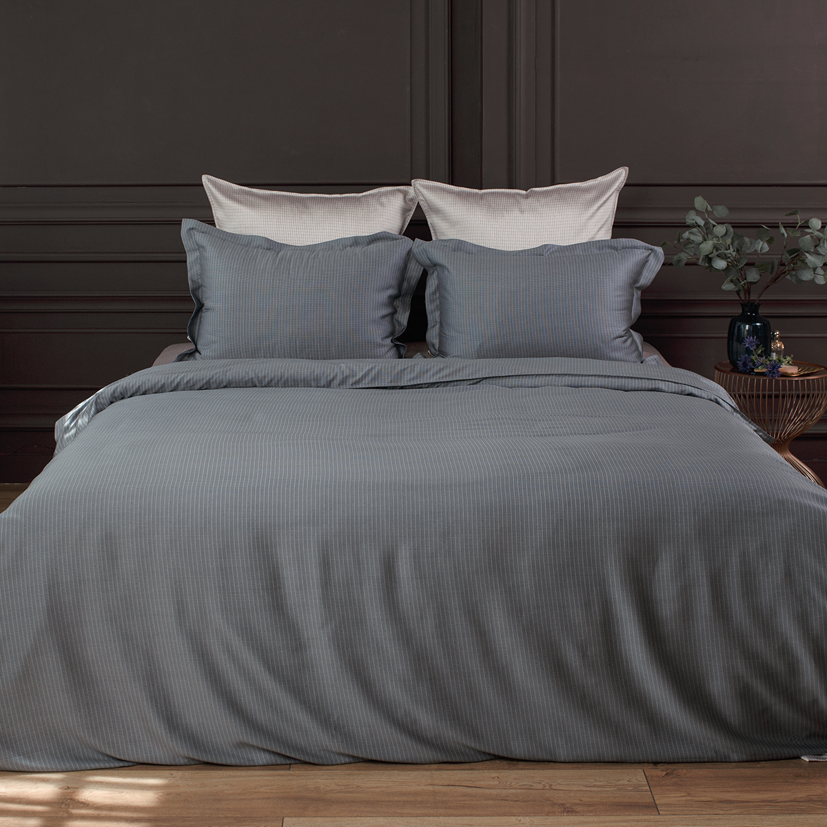 Постельное бельё  Tencel | ПОСТЕЛЬНОЕ БЕЛЬЁ TENCEL ЛУИС ТЁМНЫЙ