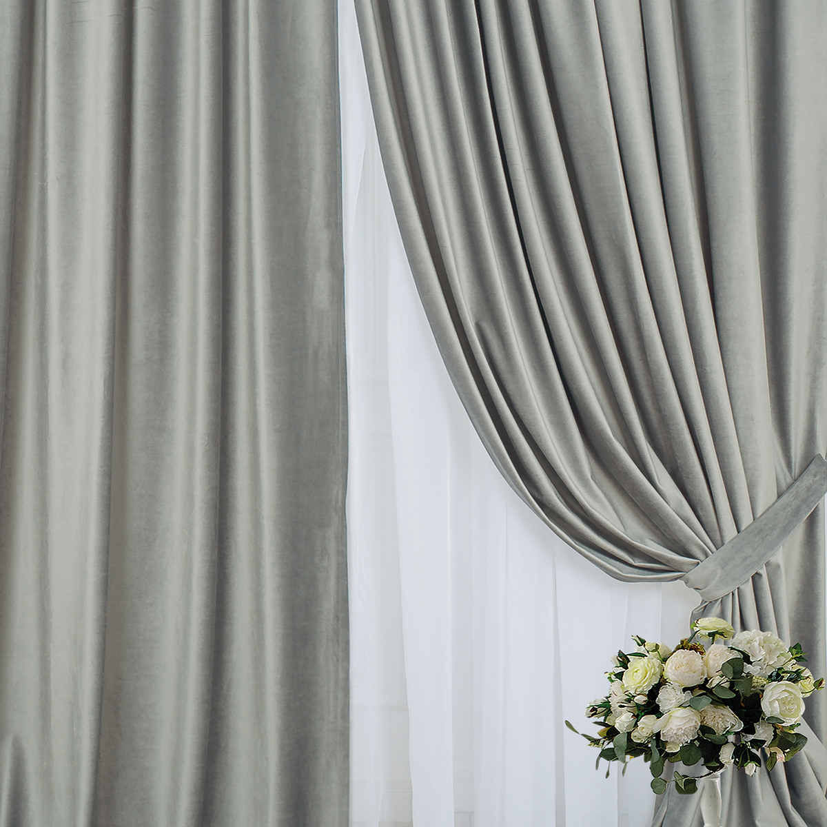 Шторы | ШТОРЫ PALAZZO СЕРЫЙ АГАТ