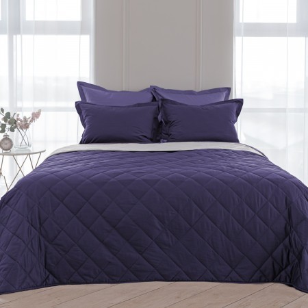 ДВУСТОРОННЕЕ ХЛОПКОВОЕ ПОКРЫВАЛО ИНДИГО